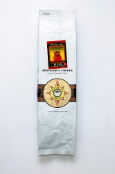Кофе, Traveler's Coffee (Трэвелерс кофе) 250 г Эспрессо смесь 2 мед. в зернах жареный