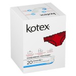 Прокладки женские ежедневные, Kotex (Котекс) №20 нормал